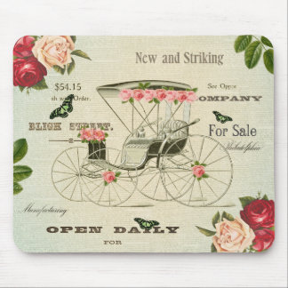 Flores femininos de w do mousepad do victorian do