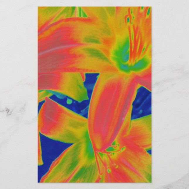 flores fluorescentes (Frente)