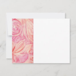 Flores Frescas de Cartões de agradecimentos de chá