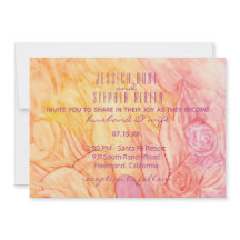 Flores Frescas de Convite para Casamento