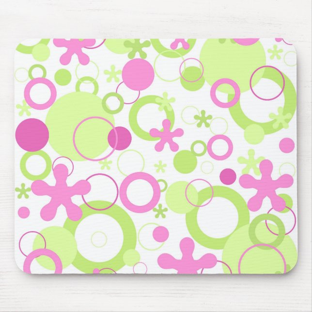 Flores Funky - Mousepad (Frente)