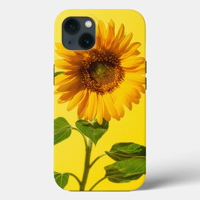 Flores | Girassol em amarelo (Verso)