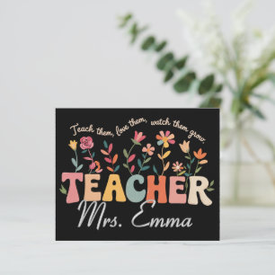 Flores Groovy Personalizadas Presente Personalizad