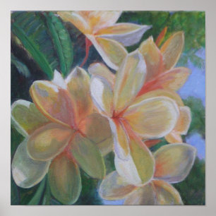 FLORES HAWAIIAN Poster