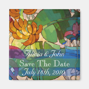 Flores - Imã salve a data