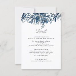 Flores índole: detalhes do casamento cartão