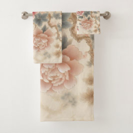 Flores Jardim 5 Toalhas Banho
