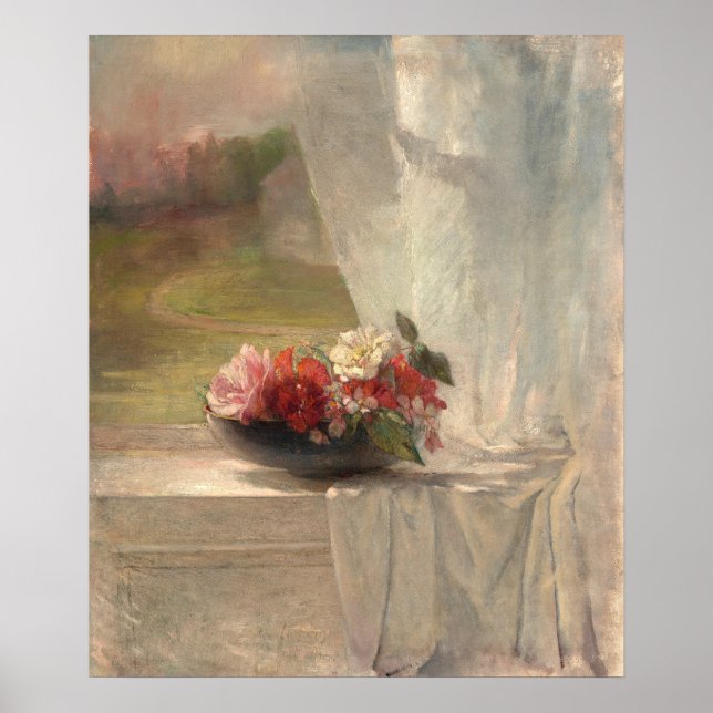 Flores - John La Farge Fine Art Poster (Frente)