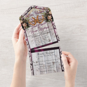 Flores, Lace & Ferraduras, Friso Roxo