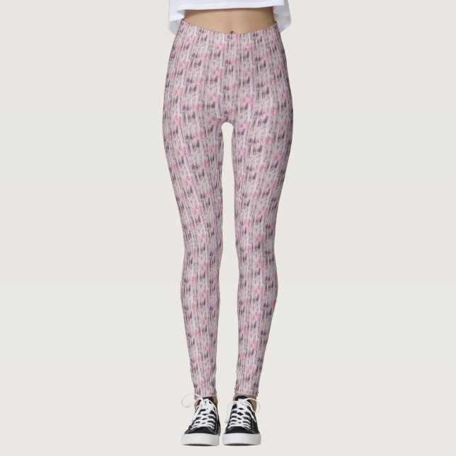 Flores, leggings femininas (Frente)