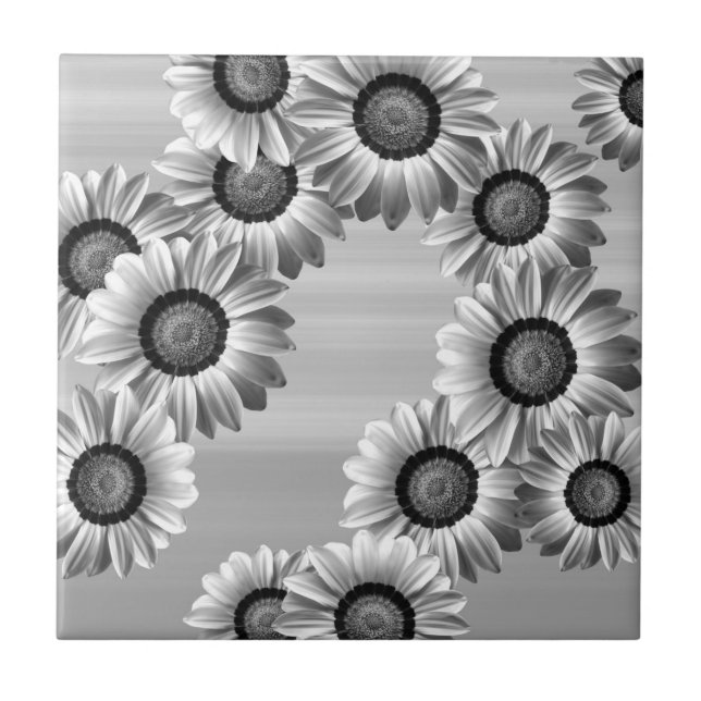 Flores lindas, brancas e pretas (Frente)