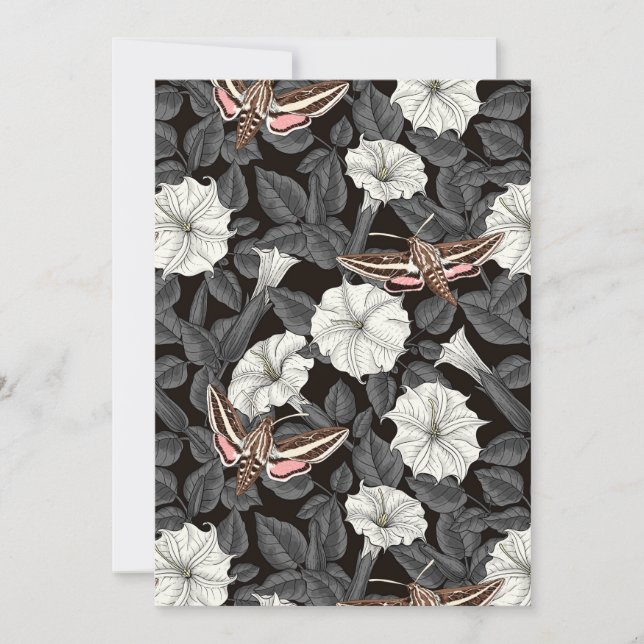 Flores-lua e mariposas-esfinge 2 (Frente)