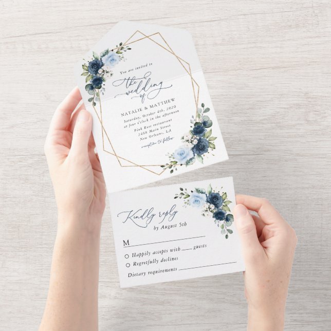 Flores marinhos, Flores Azuis, Boho, Casamento Flo (Tearaway)