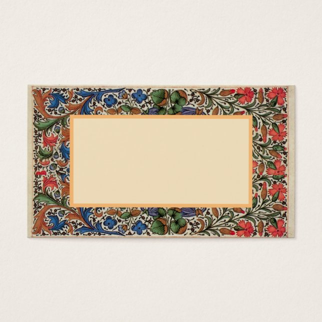 Flores medievais que atravessam a fronteira (Frente)