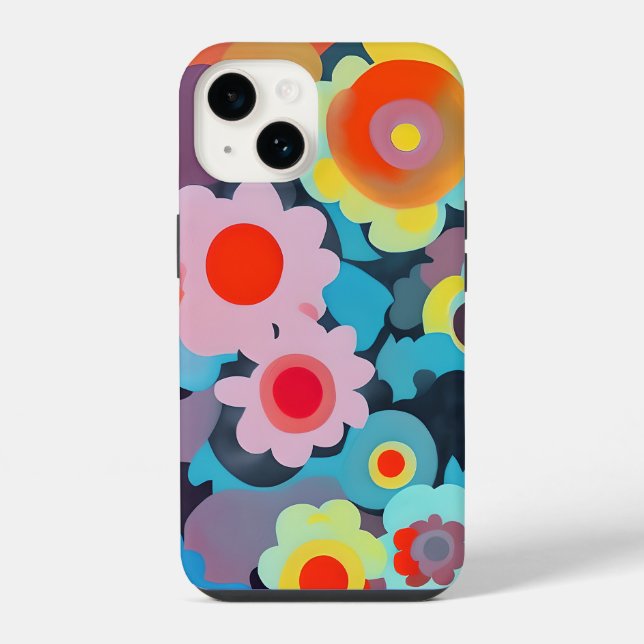 Flores mod retro (Verso)
