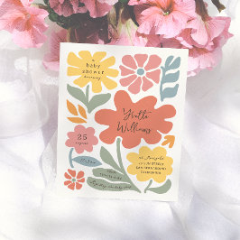 Flores Modernas do Orçamento Chuveiro Ilustrado