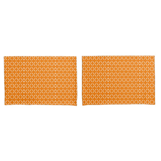 Flores modernas e elegantes laranja e branco (Frente - conjunto)