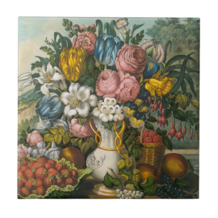 Flores, Morangos e Frutas