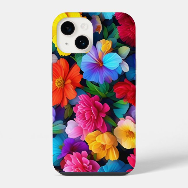 Flores Multicoloridas Padrão-75647 (Verso)