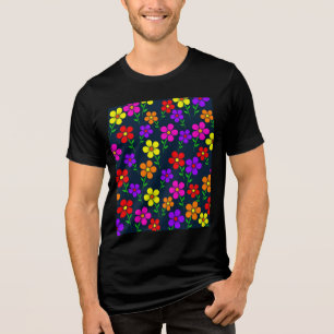 Flores Multicoloridas Padrão Floral-34654