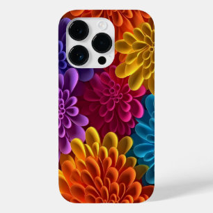 Flores multicolorido 3D