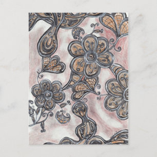 Flores no cartão postal de Marte