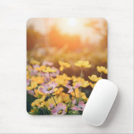Flores no mouse pad