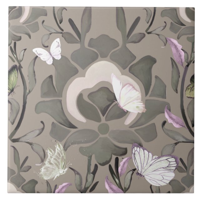 Flores ornamentais,azulejos turcos, iznik (Frente)