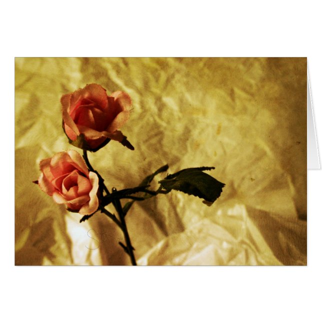 flores para meu cartão do amante (Frente Horizontal)