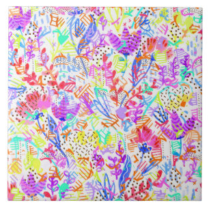 Flores pastéis abstratas