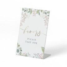 flores pequenas favorece sinal pedestal