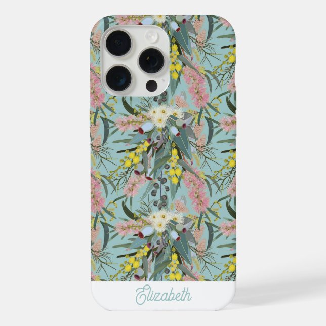 Flores Personalizadas da Austrália Azul Real (Verso)