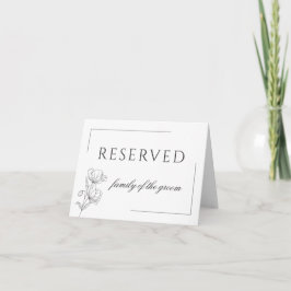 Flores populares simples cartões reservados para o