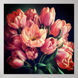 Flores poster modernas de impressão