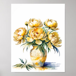 Flores poster modernas de impressão