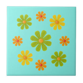 Flores primavera laranja e amarelas para cozinha