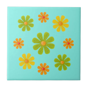 Flores primavera laranja e amarelas para cozinha
