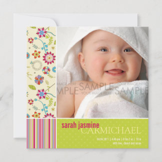 Flores Retroativas ・ Anúncio do Bebê