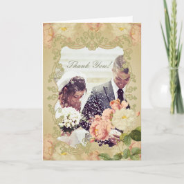 Flores Românticas - Cartões de agradecimentos