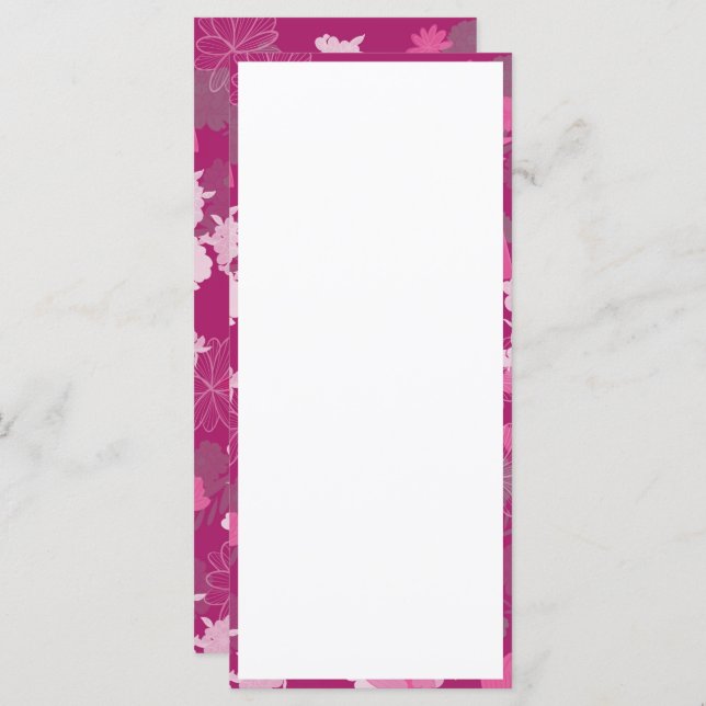 flores rosa (Frente/Verso)