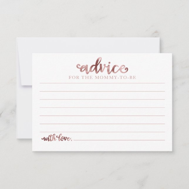 Flores rosa Cartões de Conselhos sobre Chás de fra (Frente)