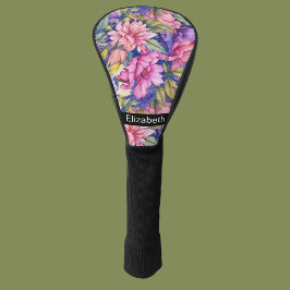Flores Rosa e Roxo Vibrantes Personalizadas