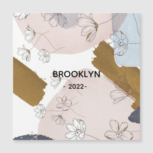 Flores Rosa Modernas (Frente)