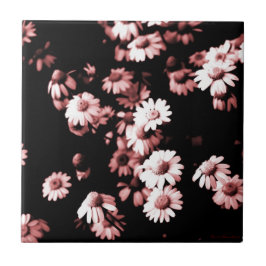 Flores rosa nº 4250 Azulejo cerâmico