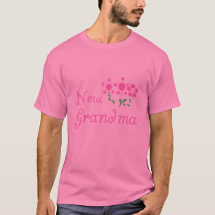 Flores Rosa Novas Camisetas e presentes para vovó