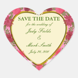 Flores Rosa Personalizadas Guarde Os Adesivos De D