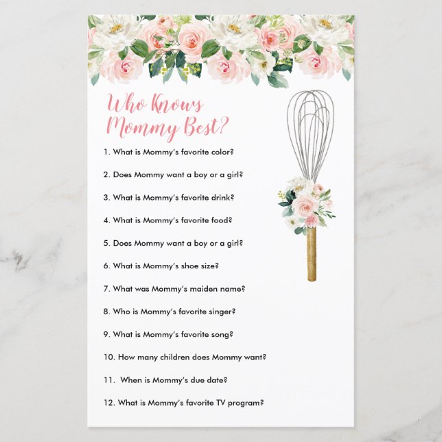 Flores Rosa Que Conhecem A Melhor Floral De Mamãe  (Frente)