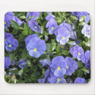 Flores roxas bonitas - mousepad
