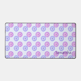 Flores Roxas E Azuis