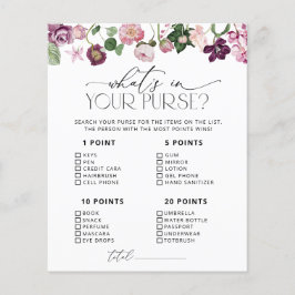 Flores roxas e cor-de-rosa O que há no seu jogo de